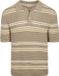 Levi's Polo Knit Stripe Beige - Maat L - Heren