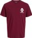 JACK&JONES JORROLLO TEE SS CREW NECK SMU T-shirt Homme Rouge Coton S Coupe Regular