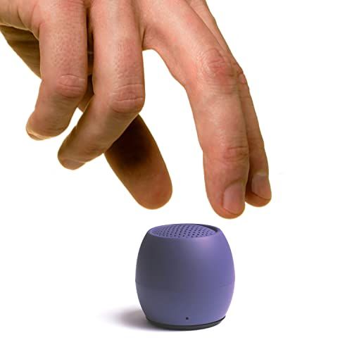 Boompods Zero Mini Bluetooth-luidspreker, draagbaar, draadloos, IPX6, 5 uur batterijduur, compacte luidspreker met microfoon en selfiefunctie, voor douche en reizen, Very Peri