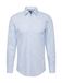 Hugo Boss BOSS Hank-s slim fit overhemd - structuur - blauw - Strijkvriendelijk - Boordmaat: 40