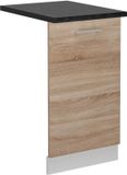 Vicco R-Line Panneau avant de lave-vaisselle – 45 cm, WB Anthracite Sonoma