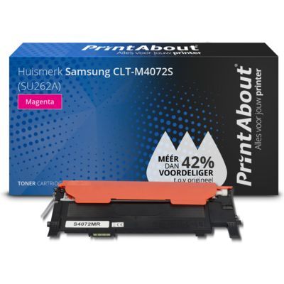 PrintAbout CLT-M4072S Toner Magenta Compatible for Samsung