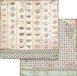 Stamperia SBB818 dubbel gezicht smeerpapier theekopje, meerkleurig, 30,5 x 30,5 cm, 10 stuks