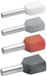 Klauke 87212 Dubbele adereindhulzen 1.5 mm² Zwart 1000 stuk(s)