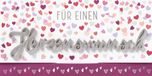 Perleberg Algemene wenskaart van de Lettering Design Collection - hoogwaardige kaart in premium kwaliteit incl. envelop in wit - stijlvolle wenskaarten voor een hartwens 11 x 22 cm