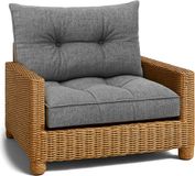 Amazinggirl Kussen Lounge Tuinmeubelen - Set: zitkussen 70x70 cm en rugkussen 40x70 cm Grijs