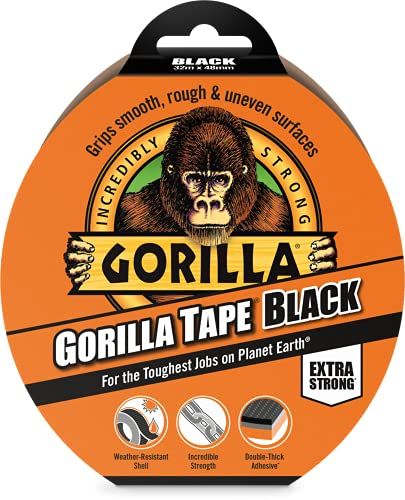 Gorilla Tape Zwart 32m