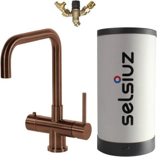 Selsiuz kranen Selsiuz Haaks Copper / Koper met Combi (Extra) boiler - 350245
