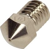 BROZZL E3D V6 1,75 mm mondstuk geplateerd koper 0,6 mm diameter voor E3D Hotend en Prusa i3
