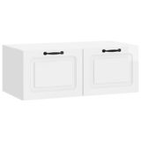 vidaXL Wandmontage TV-kast Hoogglans Wit 78,5 x 41 x 30 cm
