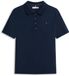 Tommy Hilfiger Dames Polo Korte Mouw Katoen Elastaan M Donkerblauw