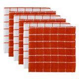 DII 100% katoen, machinewasbaar, ultra absorberend, basic dagelijks 12 x 12 badstof keukendoeken, vensterpane-ontwerp, set van 6 - Spice