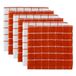 DII 100% katoen, machinewasbaar, ultra absorberend, basic dagelijks 12 x 12 badstof keukendoeken, vensterpane-ontwerp, set van 6 - Spice