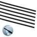 Merkloos Ruitenwisserrubber 800 mm - Vervangende Rubber - 8 Stuks - Compatibel met Alle Ruitenwissers - Rubber - Zwart - Ruitenwisser