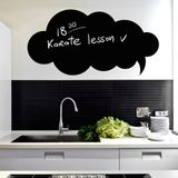 Ambiance Sticker Schoolbordsticker - uitwisbare zelfklevende muurstickers - BULLE2 - 25x50cm