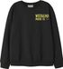 NAME IT - NKMLAZARUS LS NREG SWEAT BRU BOX - Jongens - Zwart - Katoen - Maat 146/152