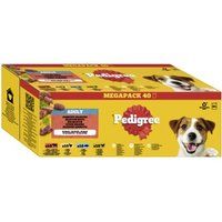 Pedigree DOGCARE hondenvoer portiezakjes chunks in gelei volwassenen 40 x 100 g