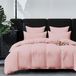 Mako Satin Rose Parure de lit 3 pièces avec fermeture éclair
