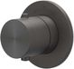 IVY Concord Symmetry Afbouwdeel voor Inbouwstopkraan met Rond Rozet - Geborsteld RVS316 - Carbon Black PVD
