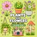 Plants and Flowers Bold and Easy Coloring Book