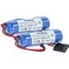 Vhbw 2x Pile Compatible Avec Toshiba Er6v With Jae 5pin Connector Système De Contrôle