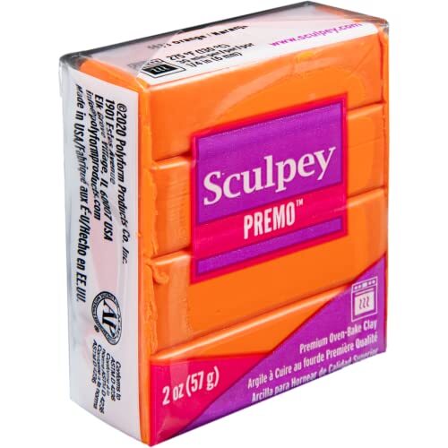 Sculpey Premo Lichtgewicht Professionele Crafting Clay, Oranje