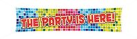 Banner Folat Banner "The Party Is Here" 180 cm