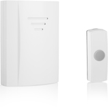 Byron B304 Draadloze Deurbel Set - Wit - 2 Melodieën - 80dB - IP44