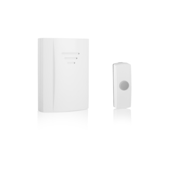 Byron B304 Draadloze Deurbel Set - Wit - 2 Melodieën - 80dB - IP44