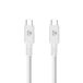 Nedis USB-C™-kabel | USB 3.2 Gen 1 | 60 W | 4K@60Hz | 5 Gbps | 1 m | Wit - CCGB64700WT10
