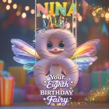 NINA, YOUR EIGHTH BIRTHDAY FAIRY: A Personalized Eighth Birthday Story and Memory Keepsake for Boys and Girls – The Perfect Gift to Celebrate Turning Eight
