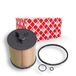 febi bilstein 109599 Brandstoffilter met afdichting, 1 stuk | Compatibel met: AUDI A2