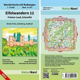 Eifelwandern NaturNavi Eifelwandern 12 - Prümer Land, Schneifel: Wanderkarte mit Radwegen, Blatt 31-557, 1 : 25 000, Bleialf, Prüm, Schönberg, Stadtkyll