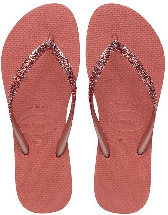 Havaianas Slim Glitter II-slippers voor kinderen