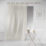 Douceur d'Intérieur Haltona Paneel met ogen, linnenlook, weefsels, haltona, polyester, natuurlijk, 280 x 140 cm