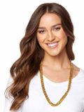 Golden Riethmüller Europe GmbH Gouden ketting kostuum accessoire brede schakelketting 70 cm