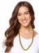 Golden Riethmüller Europe GmbH Gouden ketting kostuum accessoire brede schakelketting 70 cm