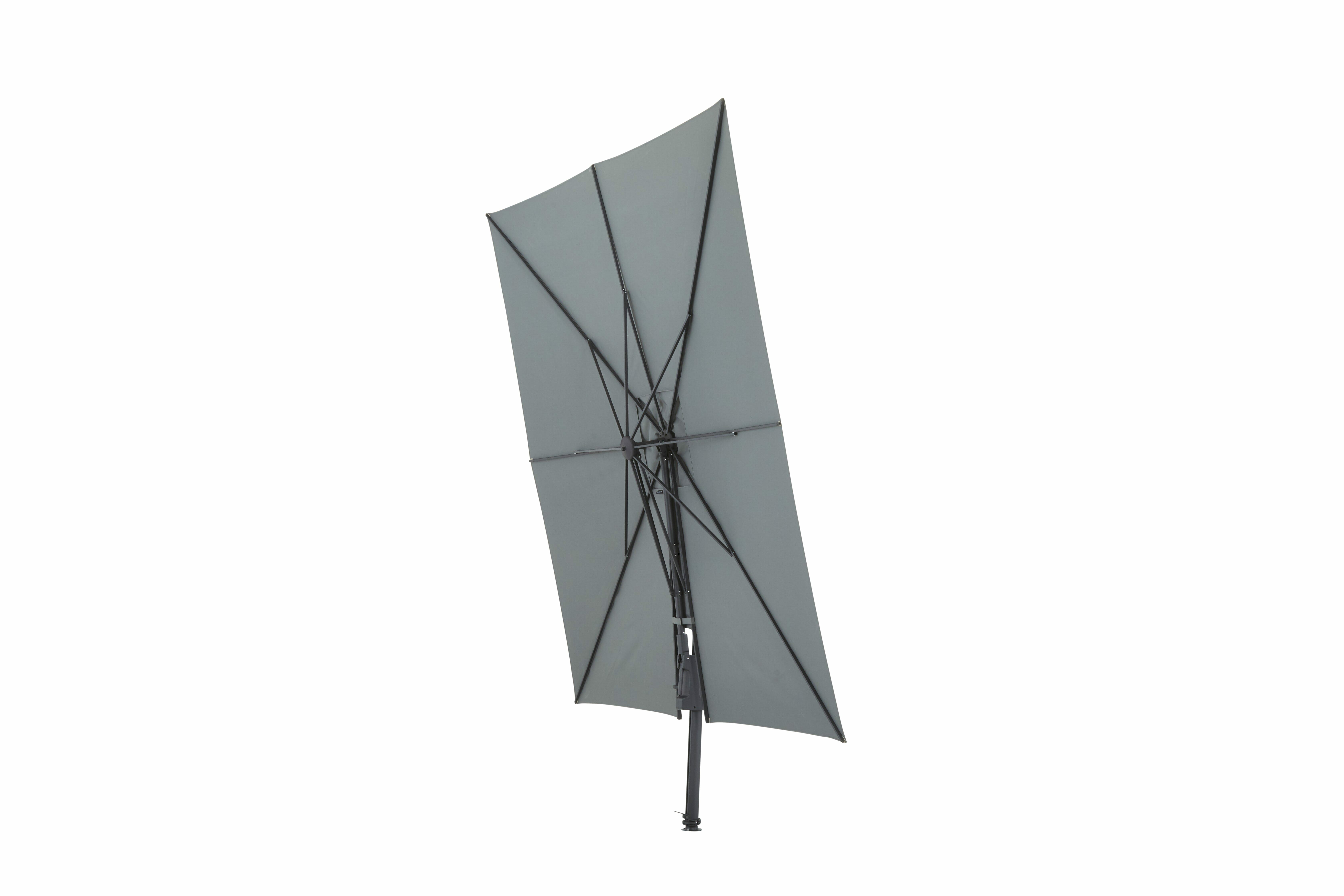 Madison Saint-Tropez Terras Parasol - Grijs - 355x300cm - Polyester
