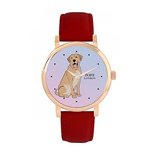 Toff London Beige Labrador Retriever Hondenhorloge