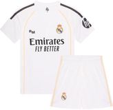 Official Fanwear Kingdo B.V. Mbappe Real Madrid Voetbaltenue thuis - 2025-2026 - Kinderen - Maat 152 - Wit
