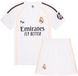 Official Fanwear Kingdo B.V. Mbappe Real Madrid Voetbaltenue thuis - 2025-2026 - Kinderen - Maat 152 - Wit