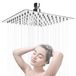 Merkloos Solidchoice RVS Rain Shower Head met Zelfreinigende Functie