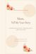 Mom, Tell Me Your Story: A guided journal of memories, wisdom, and love to fill in and give back