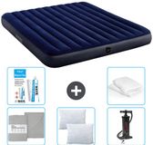 Intex Luchtbed - 2-Persoons - 183 x 203 x 25 cm - Blauw