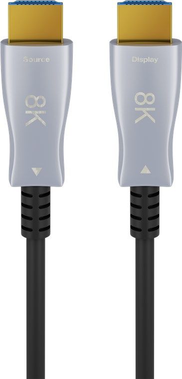 Goobay HDMI Kabel - 20m - 8K - Fiber Optic - Zwart