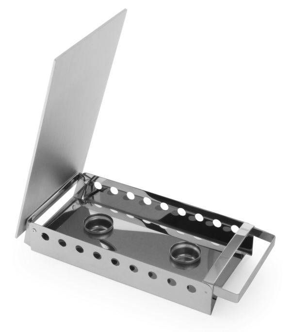 Hendi Schotelwarmer 2-pits rvs - 330x180x65 mm