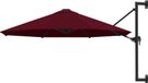 Prolenta Maison Exclusive Wandmontabele parasol met metalen mast, 300 cm, bordeauxrood