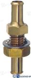 Goldenship Messing Doorvoer benzine slang of andere slangen GS31064