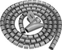 Tack Ritsslang - Ø22mm - Spiraalslang - Kabels Wegwerken en Beschermen - 2 meter - Zilver