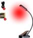 Kymo Roodlicht Leeslampje - Stimuleert Melatonine en Bioritme voor Betere Slaap - Leeslampje met klem - Klemlamp voor in Bed - Leeslampje voor Boek - Rood Licht Lamp